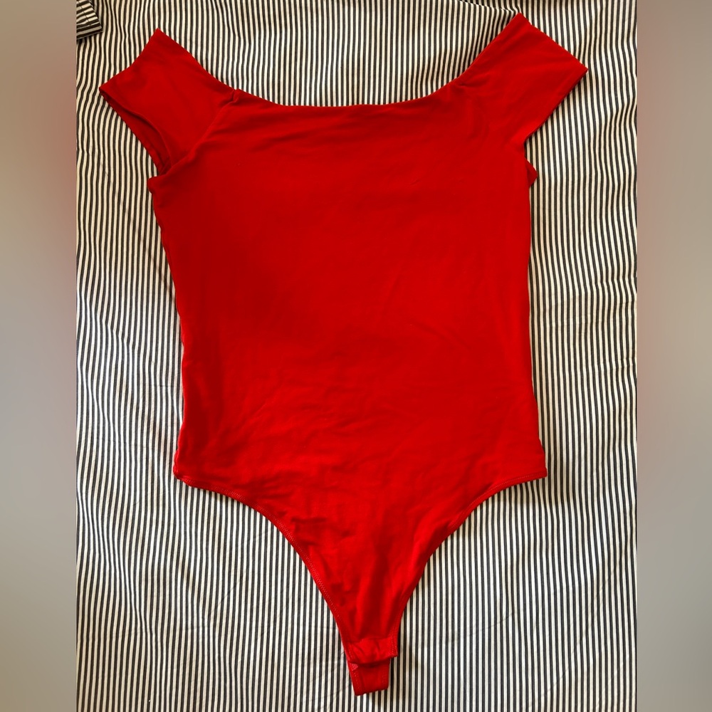 Everlane The Off-the-Shoulder Bodysuit Sz M